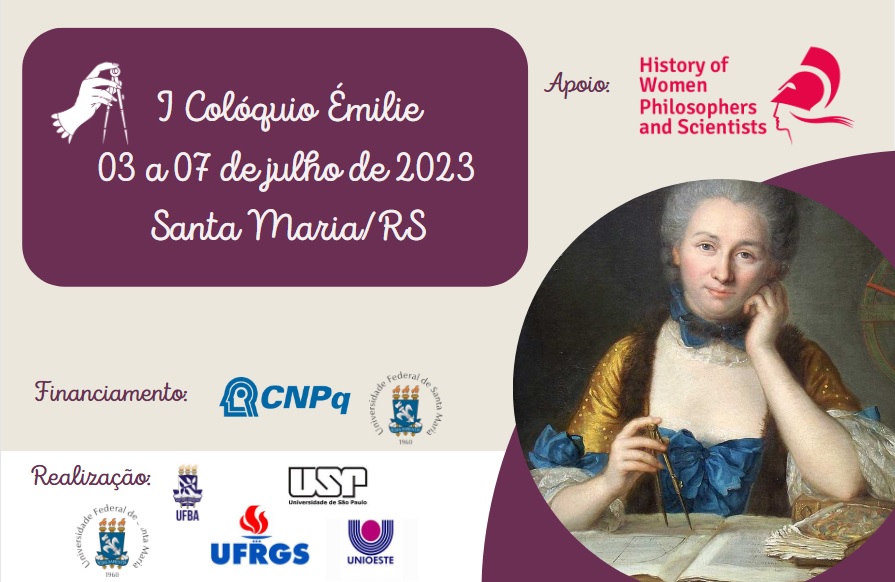 I Colóquio Émilie: Filosofia, contexto, tradução 2023 at the UFSM